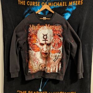 Custom Sewn "Marilyn Manson" Sweater